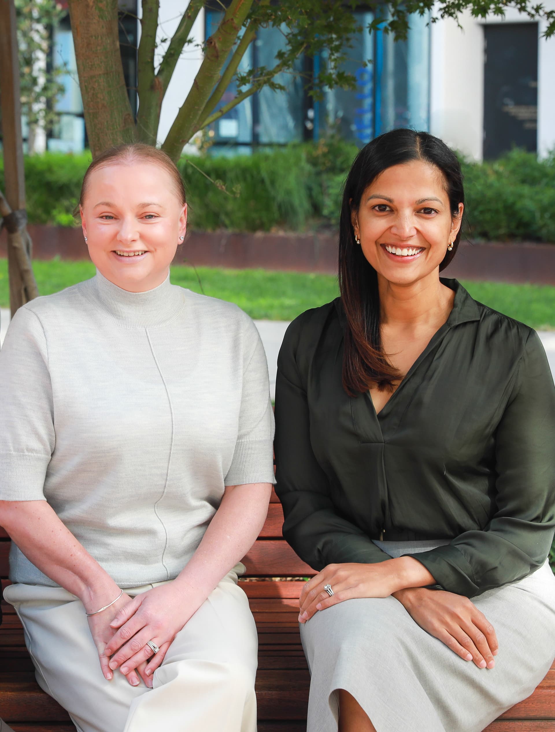 Dr Chaturica Athukorala and Melissa Ferguson